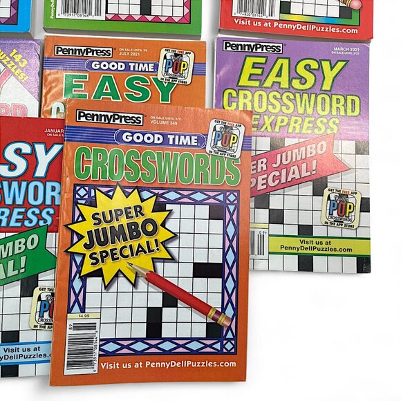 PennyPress Favorite Crossword Puzzles Lot of 15 2021 - Picture 5 of 6